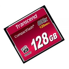 Transconder CF133 CompactFlash 메모리 카드 8GB 최대 30MB/s DSLR 카메라 MLC NAND 플래시 ECC 울트라 DMA 전송 모드 4 지원 -, 128 GB, CF800 (120 MB/s)