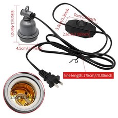 발열전구 온열 열등 220-240V 반려동물 난방 램프 공기 히터 동물 빛 치킨 온도 파충류 상자, switch