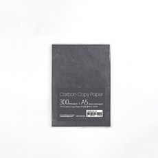 star starred 먹지 (Carbon Copy Paper) 그대로 옮기는 종이, 블랙 A5 300매, 300매