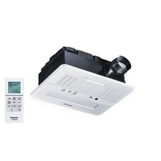 Panasonic 浴室換氣暖風機 適用管道Ø100, 白色