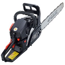전기체인톱 엔진톱 16인치 절단 벌목 나무 4행정 전기톱 톱날 무선, 검정(체인 1개)
