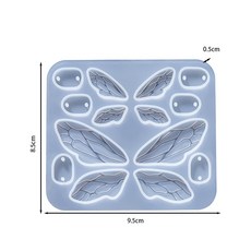 귀걸이 펜던트 실리콘 DIY 매력 에폭시 공예 에이 심장 몰드 수지 쥬얼리 크리 티브 금형 만들기, Style 52
