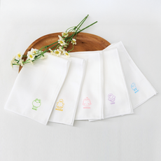 터미플레이 신생아 밤부 엠보 가제손수건 5매 패키지