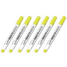 멀티초크펜 노랑색 (12개입)/멀티펜/유리펜/워터초크 고그린초크 바이오초크 지우개 물분필 워터초크 rds+581NG, 본상품선택