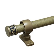 한국레일갤럭시 25mm 원형 커튼봉 커텐봉, 뉴골드