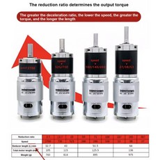 MAX 50N 42-895 42MM DC 기어 박스 모터 19-2700RPM 고전력 속도 조절 포지티브 및 토크, 01 24V and bracket, 06 27rpm, 01 D8mm shaft, 1개
