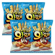 오리온 찍먹 오감자 버터갈릭감자튀김맛, 115g, 4개