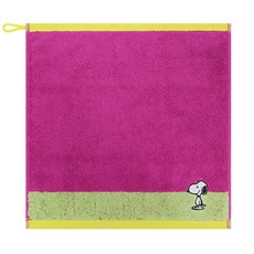 송월타월 고리수건 스누피 컬러35 어린이집 핸드타월, 핑크, 1개