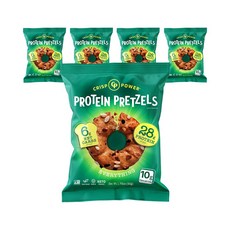 크리스프파워 프로틴 프레첼 에브리띵 단백질 보충 건강 스낵, 50g, 5개