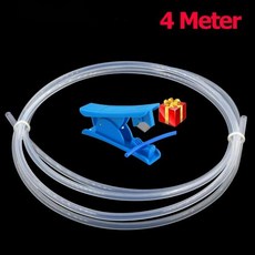 두 나무 1M 2M 4M 5M 10M PTFE 튜브 테프론토 파이프 보우덴 압출기 1.75mm ID 2mm OD4mm Ender 3 3D 프린터 부품 용 필라멘트 파이프, 13)4Meter transparent