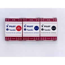 (妮的文具) PILOT 百樂 30CC鋼筆卡式墨水/吸墨器 ※請詳看說明※, 1個, IC-50卡水/黑