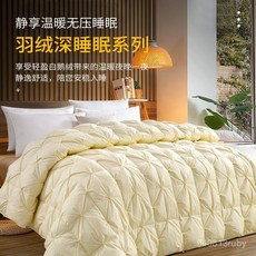 臺彎出貨 95%白鵝絨羽絨被 單人春秋冬被子 鴨絨冬天棉被芯 冬季加厚保暖, 粉色【不出絨無異味】,220x240cm 9斤加厚冬被