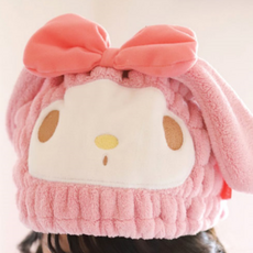 마이멜로디 타월 캡 헤어캡 헤어터번 17 x 23cm [일] (590986), 1개