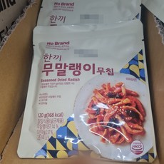노브랜드 한끼 무말랭이 무침 냉장, 3개, 120g