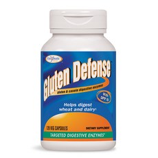 Enzymatic Therapy Gluten Defense麩質防護植物膠囊, 120顆, 1罐