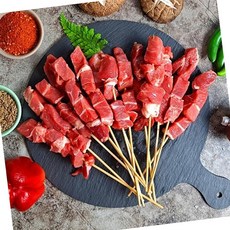 GD 호주산 어린양 양꼬치 작은꼬치 500g 양고기 구이 캠핑, 1개