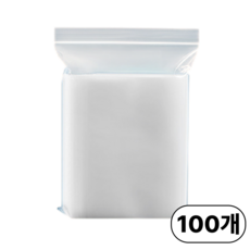 집으로프레시 질긴 두꺼운 지퍼백, 1개, 100개입, 중(M)