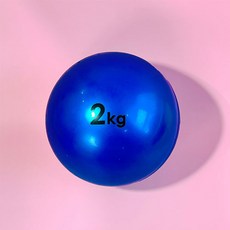 베어플 요가 필라테스 토닝볼 2kg, 블루, 1개