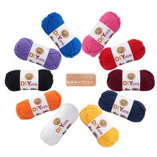 Lion Brand Yarn - DIY 10가지 색상 모음 175289 8417079099