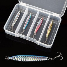 이누잇 메탈지그 세트 14g 4개입 태클박스포함 작은고추 삼치 전갱이 농어 송어 하드베이트, 1개