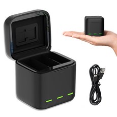 고프로 12 11 10 9 충전기 텔레신 트리플 큐브, 상세정보참조, 1개