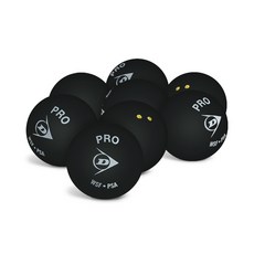 던롭 프로 스쿼시 시합구 세계대회 공인구 옐로우 더블 도트 스쿼시볼, 1개