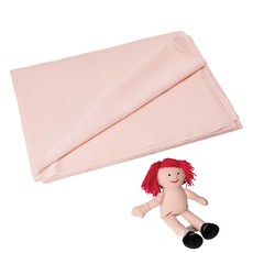 인형 피부 원단 폴리에스터 앤티크 화이트 봉제인형 옷 재료 수예 DIY 인형 옷 만들기 패브릭 폭 1500mm 두께 0.5mm, 1개