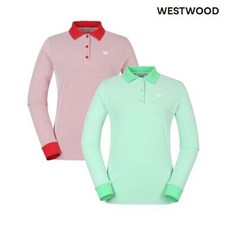 웨스트우드 여성 봄 여름 투톤 등산셔츠 WO1WCTP414_GN
