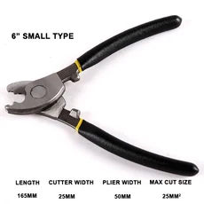 와이어 커터 스트리퍼 펜치 전선 케이블 절단 새로운 손 도구 가정용 케이블 절단 도구 6 인치8인치, 03 6 inch type, 6 inch