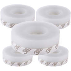 jandaery 5m 25mm 5透明防風膠帶防寒防風熱防雨矽膠門防風雨前門玻璃門門墊, 1