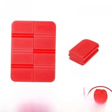 폼 캠핑 매트 휴대용 야외 시트 쿠션 방습 방수 잔디밭 야생 여행용, 6. 빨간색 + 보관 가방 20 off개