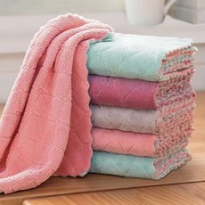 도톰한 초극세사 벨벳 요술행주 30x30 10매 주방용 다용도 클리너, 1개