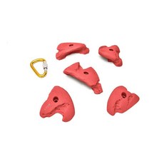 [ 1178381 ] ETCH Joe's 세트 G 클라이밍 홀드 레드, 빨강