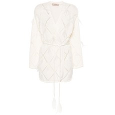 트윈셋 다이아몬드 패턴 가디건