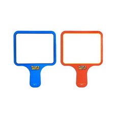 도전 골든벨 손잡이 화이트보드 양면 미니 칠판 랜덤, 1개, 지류