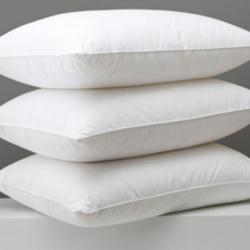 迷你盒 羽絨枕 80%羽毛20%羽絨 45x75cm 白色 台灣製造 TTC防絨布, 1個