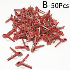 채소 접목용 플라스틱 클립 100개, [01] Round mouth