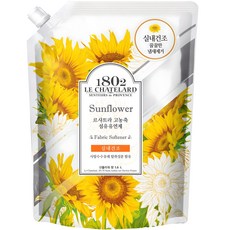 1802 LE CHATELARD 室內烘乾高濃縮衣物柔軟精向日葵補充裝, 1.6L, 1個