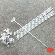 파티 풍선 사탕 꽃 풍선대 꽂이 플라스틱 막대