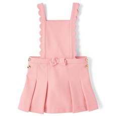 Gymboree 여아 및 유아 자수 민소매 스커톨 점퍼 퍼지 핑크 7