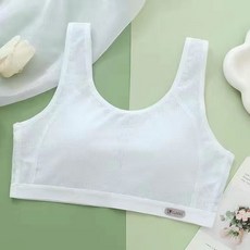 DIU 發育期女童文胸9-18歲少女背心防凸點無鋼圈固定杯二階段學生內衣