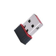 PC 데스크탑 컴퓨터용 미니 드라이버 프리 와이파이 어댑터 6 네트워크 신호 수신 2.4G 카드 USB 플러그 앤 플레이, 01 Black, 1개