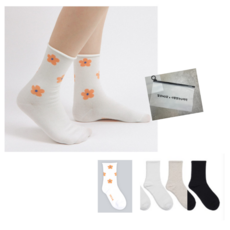 사랑받는U여자 비싸야좋아 국내산 발목 조임 없이 편안한 여성용 무압박 양말 임산부 양말, 4개