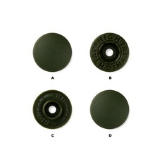 국산 티단추 하이탭 13mm 40세트, 1개, T 037-야자잎그린
