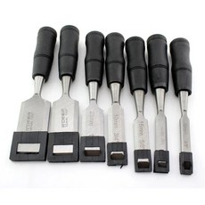 치즐 가죽공예 목수의 도구 나무 손 탄소강 해머 엔드 미끄럼 방지 핸들 19/25/32/38mm, [01] 플랫 치즐, [03] 25mm