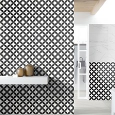 Mingsham Life DIY設計北歐風磁磚壁貼 10張, 鑽石