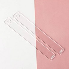 2 개/대 클레이 눈금자 아크릴 부드러운 도 폴리머 클레이 두께 눈금자 롤러 가이드 레일 DIY 귀걸이 쥬얼리 펜던트 만들기 도구, 5) 2mm 2pcs, 1개, [05] 2mm 2pcs