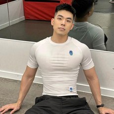 臺灣爆品-breakice破冰籃球緊身衣男內搭吸汗短袖美式速乾衣打底跑步運動衣