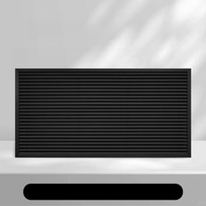 벽면 환기구 세로 천장 루버창 알루미늄루바, 1개, 그래파이트블랙 1200 x 600