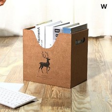 책상정리용품 크라프트 사각서류정리박스 2개, 본상품